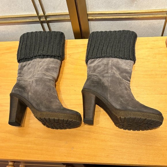 Kennel & Schmenger 4" Suede Platform Boots - EUR 40 - Picture 2 of 10